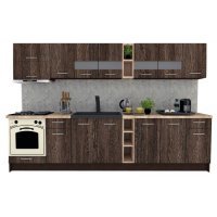 Bucatarie MARINA NEW 320 B Wenge / Decor 7648